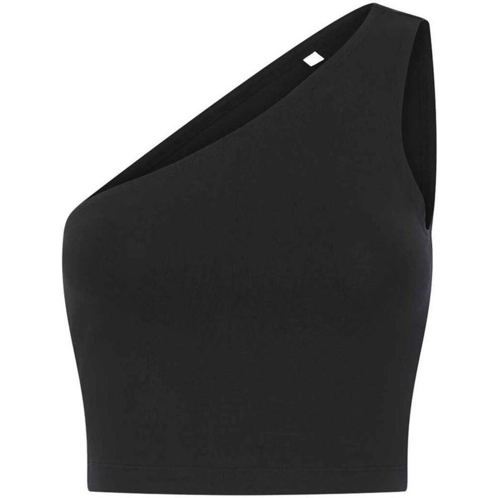 SF Womens/Ladies One  Crop Top / Black
